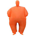 Miniatyrbilde 5 av 5: Oppblåsbar Helkroppsdrakt Kostyme Voksen Morsom Cosplay Stoff Fest Leke Gave[HK] Orange