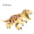 Miniatyrbillede 1 af 2: Dinosaurfigurer, Indominus T Rex Klodser, Stor Dinosaur Klodse, Børnefødselsdag [HK] Beige Tyrannosaurus rex