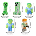 Miniatyrbillede 4 af 4: Minecraft Plys Legetøj Børn Gave Børn Udstoppede Dyr Bløde Plys Steve Creeper Zombie Plys Dukke X[HK] C