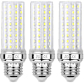 Miniatyrbilde 1 av 3: HK 3 stk 20w LED-maispærer, 150w ekvivalent pære, 6000k kald hvit, E27 Edison-skruepærer E26