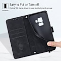 Pikkukuva 5 / 5: Nahkakotelo Samsung Galaxy A8+ 2018:lle [HK] Black