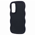 Pikkukuva 4 / 5: WANLONFENG XL -sarja Samsung Galaxy A05s 4G -puhelimelle Aaltoileva reunus TPU-kuori karkaistulla lasikalvolla [HK] Style A Multicolor
