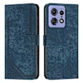 Miniatyrbild 1 av 4: PU-fodral för Motorola Edge 50 Pro[HK] Blue