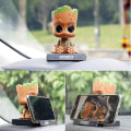 Pikkukuva 2 / 5: Cartoon Groot Auton Kojelaudan Bobblehead Toimintahahmo Söpö Anime Groot Auton Tarvikkeet Uusi[HK]