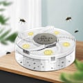 Miniatyrbild 1 av 5: Elektrisk flugfälla, husfluga fälla, flygande insektsfälla, automatisk inomhus husfluga fälla, husfluga kontroll fångare insekt [HK] White