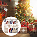 Miniatyrbilde 4 av 5: 24 Adventskalender for fylling poser DIY Jul Snøring Gavepose med klips og hamp tau for juledekorasjon fest favoriserer[HK]