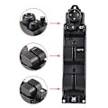 Miniatyrbillede 1 af 5: Ny Master Vindues- og Spejl Kontakt til Højre Side, Forside, til 2008-2012 Mazda 2 Mazda 6 D652-66-350A Med A[HK] Folding Function