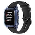 Miniatyrbild 3 av 4: För Garmin Venu Sq / Venu Sq Music / Venu Sq 2 / Venu Sq 2 Music TPU Klockramsskydd Ihålig[HK] Transparent Blue Multicolor