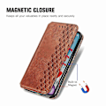 Miniatyrbillede 4 af 5: Til Samsung Galaxy A05s 4G Læder Cover Præget Rombe Tegnebog Telefon Etui[HK] Style F Multicolor