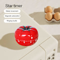 Miniatyrbillede 4 af 5: HK Tomatformet køkkenur til madlavning, påmindelse, alarm, 1 minut til 60 minutter justerbar nedtælling L