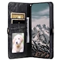 Pikkukuva 2 / 5: Lompakkokotelo Xiaomi Redmi Note 14 Pro 5G 14 Pro 5G Poco X7 5G nahkainen puhelinkuori Skin Feel Totem[HK] Multicolor Black
