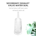 Miniatyrbillede 2 af 5: Airlock Sæt Kompatibel Fermentering, 20 Stykker Grommets og 6 Stykker Airlock[HK] White Black