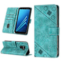 Miniatyrbillede 1 af 5: Læder Etui Til Samsung Galaxy A8+ 2018[HK] Green