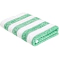 Miniatyrbilde 1 av 5: Basics Strandhåndkle Cabana Stripe, Havgrønn, Pakke med 1[HkkK] Green