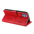 Pikkukuva 3 / 5: Motorola Edge 50 Pro 5G -kotelo, nahkainen suojakotelo [HK] Red