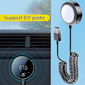 Pikkukuva 4 / 5: Bluetooth 5.0 Auton FM Lähetin LED-näytöllä Bluetooth-sovitin Langaton Äänenvastaanotin TF-kortti Musiikki Auton MP3-soitin [HK]