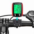 Miniatyrbilde 5 av 5: Sykkelcomputer Vanntett Sykkel Speedometer Odometer Sykkelstoppeklokke Sykkeltilbehør [HK] BlackRed