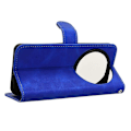 Miniatyrbillede 3 af 5: Til ZTE Blade A75 5G Læder Etui Hud-Følelse Anti-Drop Wallet Flip Telefon Cover - Grøn[HK] Blue Multicolor