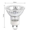 Miniatyrbilde 3 av 5: 5 stk. Gu10 50w Halogen Spotpære Dimbar, Halogen Reflektorlamper[HK] 50W