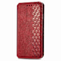 Pikkukuva 5 / 5: Samsung Galaxy A05s 4G Nahkakotelo, kohokuvioitu vinoneliökuvio, lompakkokotelo [HK] Style D Multicolor