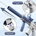 Miniatyrbilde 4 av 5: Automatisk Elektrisk Vannpistol for Voksne Kraftig Sprutepistol for Sommerglede [HK] blue