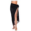 Pikkukuva 2 / 4: Rantahame Sarong Pareo Bikini Wrap Hame Peite Uimapuku [HK] Black