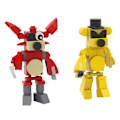 Miniatyrbillede 3 af 5: Den perfekte julegave  Gaver Horror Five Nights Game Actionfigur Model Byggeklodser Legetøj, fans Samleobjekt Hjemmeindretning 5stk/sæt