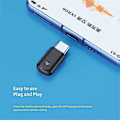 Miniatyrbild 5 av 5: Universal Känslig Mobiltelefon Fjärrkontroll Infraröd Sändare[HK] TypeC interface Black