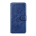Miniatyrbillede 2 af 4: Kalveskinds tekstur læder cover til Motorola Moto G8 Power Lite[HK] Blue