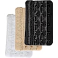 Miniatyrbilde 1 av 3: \"BH-forlenger for kvinner 5 kroker Plus Size BH-stroppforlengere 3 stk-pakke\"[HK] Black  Beige  White