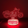 Miniatyrbild 5 av 5: Jusch Harley Davidson Motorcykel Lampa Nattljus Gåvor 3d 7 Färg[HK]