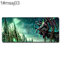 Miniatyrbillede 5 af 5: Warcraft World Skridsikker Gaming Musemåtte Muse Pad Tastatur Pude til PC Laptop[HK] mssj11