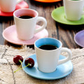 Miniatyrbilde 2 av 5: Farge Espresso Kopp Sett 100ml Europeisk Stil Matt Keramisk Espresso Kopp Størrelse[HK] Purple 51-100ML