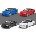 Miniatyrbild 5 av 5: Tesla Model S Bilmodell Med Ljus & Öppningsbar Dörr Musikalisk Simuleringsfordon[HK]