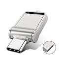 Pikkukuva 4 / 5: Mini Metallinen Type C USB-muisti Vedenkestävä Kannettava Muistitikku Tableteille ja Puhelimille-dwdz[HK] 2TB Silver