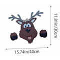Miniatyrbillede 2 af 3: Julefest Pynt Havehegn Kigger The Grinch Julemand Elg Dekoration[HK] A