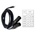Pikkukuva 2 / 5: TypeC - 2XLR -kaapeli UsbC - 2XLR uroskaapeli musiikkikaiuttimelle [HK] 50cm