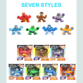 Miniatyrbillede 5 af 5: Heroes Sahario Goo Jit Zu Super Sandy Stretchy Figur Legetøj Med Goo Transformation[HK] Lion