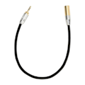 Miniatyrbilde 3 av 5: 3,5 mm hann til Mini XLR 3-pinners kabel Profesjonell gullbelagt 3,5 mm til Mini XLR-adapter for mikrofon[HK]