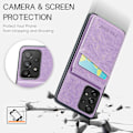 Miniatyrbillede 5 af 5: FIERRE SHANN Etui med kortlommer til Samsung Galaxy A23 4G / A23 5G (Global Version) - Lilla[HK]