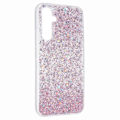Miniatyrbild 3 av 5: Glitterfodral för Samsung Galaxy A35 5G, reptåligt TPU-skal [HK] Style A Multicolor