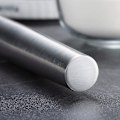 Miniatyrbillede 3 af 5: Rullepind i rustfrit stål med mat finish og rosegold titaniumbelægning [HK] Silver