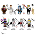 Miniatyrbillede 1 af 5: 8 stk./sæt Star Wars The Mandalorian Mega-figurer Byggeklodser Legetøj Samleobjekter Modelfigurer Dukke Model[HK]
