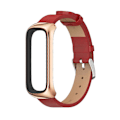 Miniatyrbild 1 av 3: Klockarmband i Mikrofiberläder för Samsung Galaxy Fit 2 Red Rose Gold