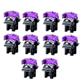 Miniatyrbillede 1 af 5: 10 STK Til Razer Clicky Optiske Lilla Kontakter Sæt Tastatur Tilbehør Yo[HK]
