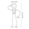 Miniatyrbillede 5 af 5: LED Sengelampe med Udskiftelig Form Sjovt Natlys med Sugekop Blødt Lys DIY Form Sødt Lys[HK] Pink