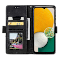 Miniatyrbillede 2 af 5: Til Samsung Galaxy A16 Wallet Case RFID-blokering Stand Læder Telefon Cover[HK] Black