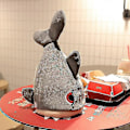Miniatyrbillede 3 af 4: Sjov Julefest Elektrisk Tyrkehue, Julehue, Hajhue [HK] Ordinary hat Shark hat
