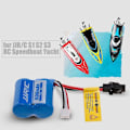 Miniatyrbillede 5 af 5: 18350 7.4V 600mAh Li-ion Batteri til JJR/C S1 S2 S3 H100 H106 RC Speedbåd Yacht[HK]