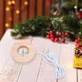 Miniatyrbillede 3 af 5: LED Krystal Bordlampe USB 3D Måne Galaxy Globe Natlampe Børn Julepynt Gave[hk] moon